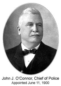 Photo of Chief of Police John J. O'Connor, Appointed June 11, 1900