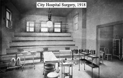City Hospital Surgery, 1918