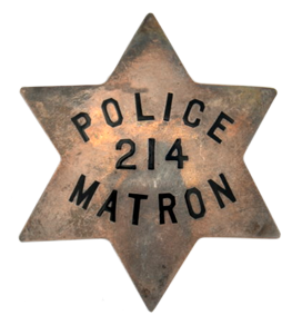 Police Matron badge