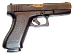 Photo of the Glock 9mm pistol